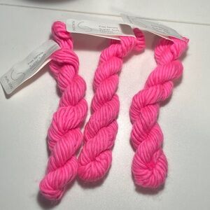 NWT Purl Soho Super Soft Merino 100% Merino Color: 1120 Super Pink Yarn Skeins